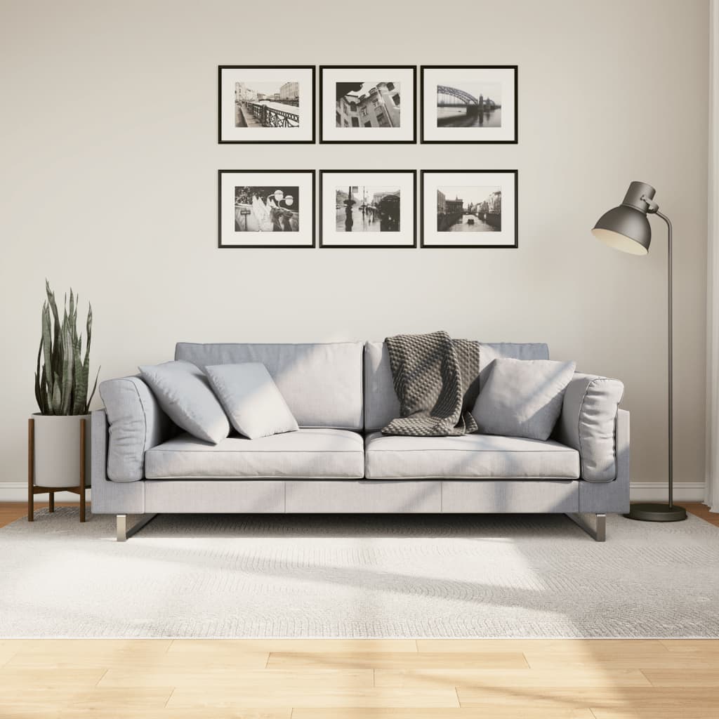Dywan IZA z krótkim włosiem, kremowy, 160x230 cm vidaXL