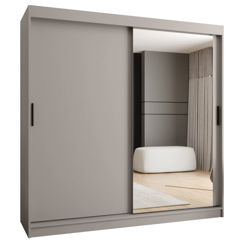 Szafa przesuwna garderoba RUBINO T2 200 x 62 x 200 cm Kaszmir