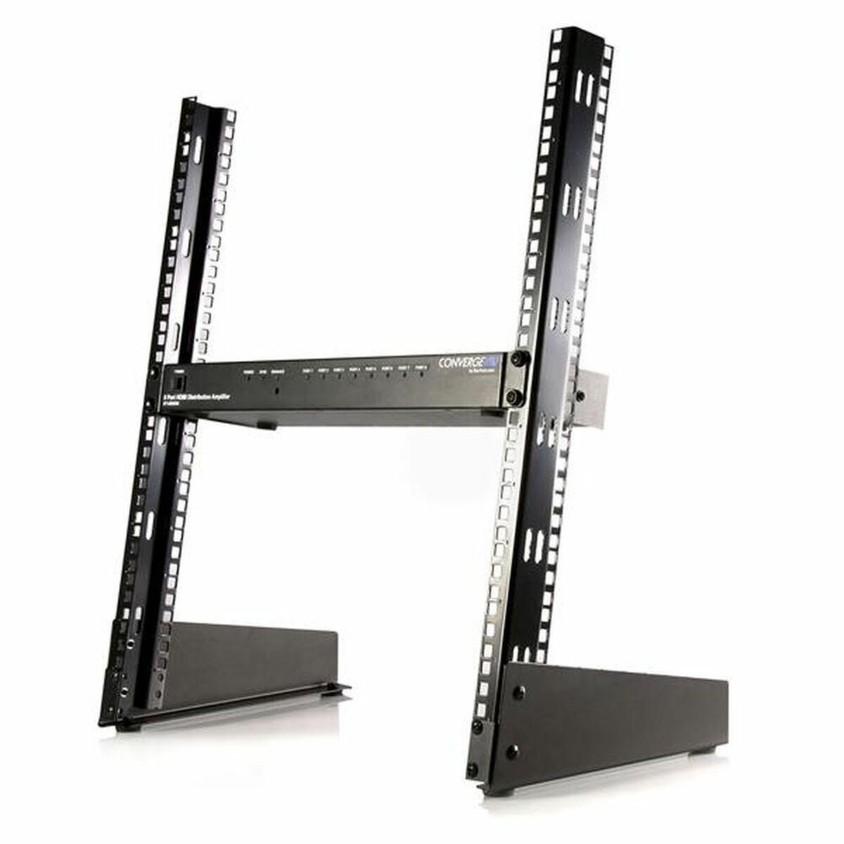 Rack 12U StarTech.com Kompaktowy i lekki w stalowej konstrukcji czarnej