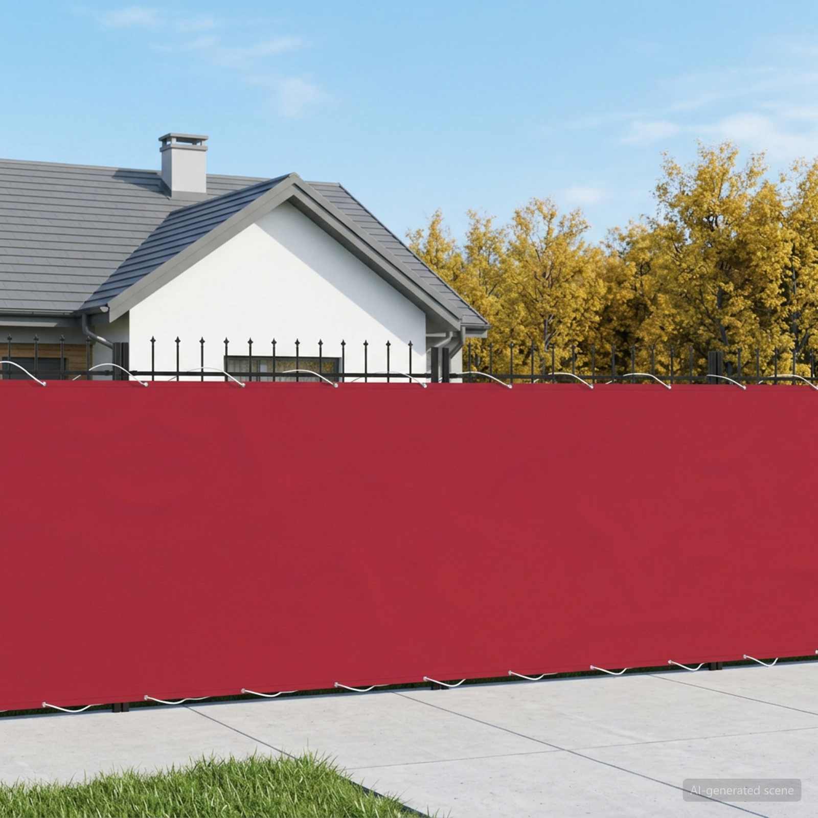 Ekran Prywatności Balkonowej 180 x 400 cm Tkanina z powłoką PU vidaXL