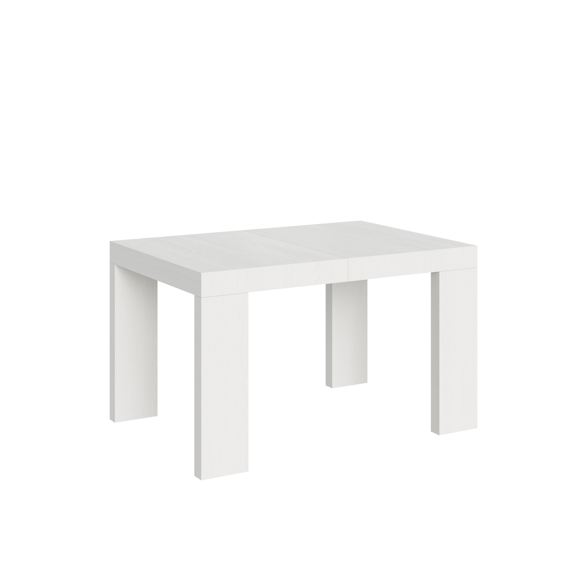 Stół rozkładany Roxell 120/380x90 cm biały jesion