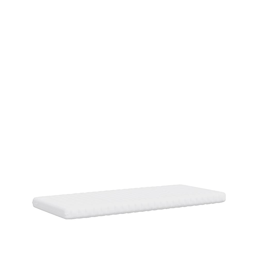 Materac piankowy vidaXL 2 szt. 7 stref komfortowe wsparcie biały 90x190 cm
