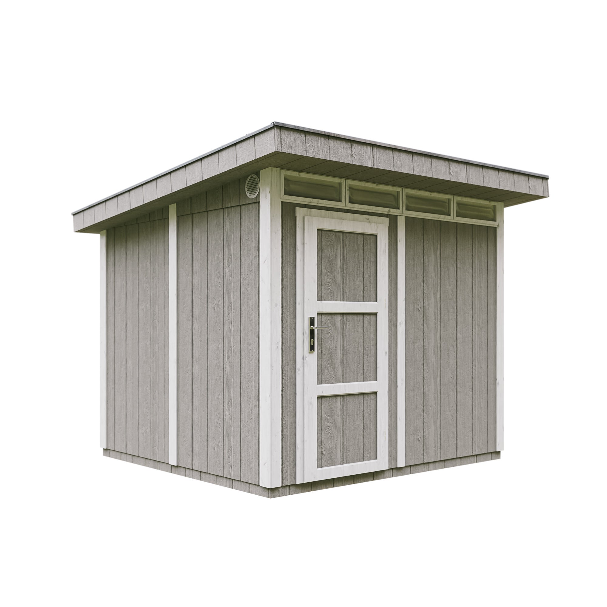 JAKOŚĆ PREMIUM Szopa ogrodowa 5,9 m² - dł. 279 x szer. 293 cm - TIMBELA M903 - SZARY TUNDRA
