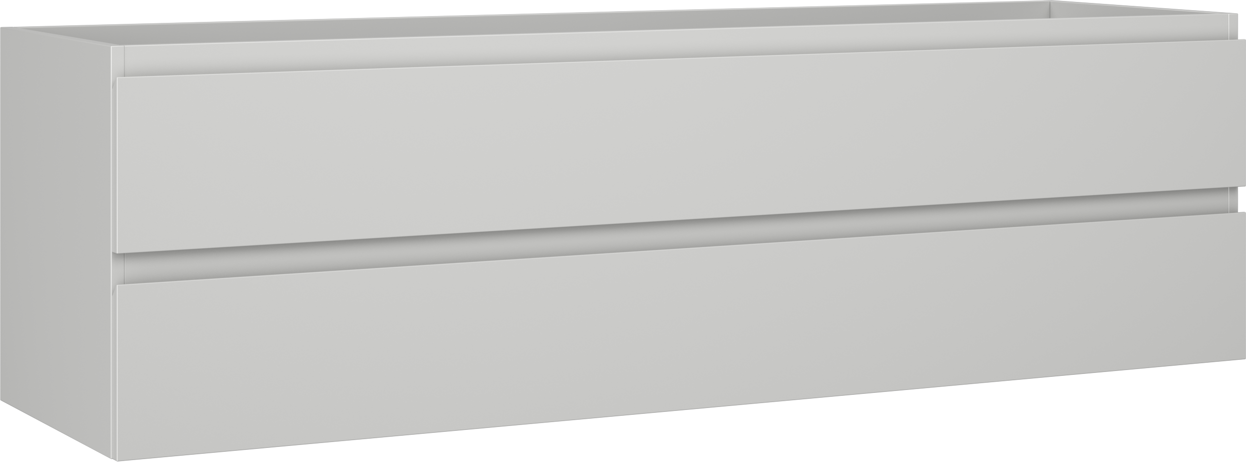 Mexen Orio szafka łazienkowa podumywalkowa 160 cm, 2 szuflady, szara mat - 91A10-16047-2-BFF62