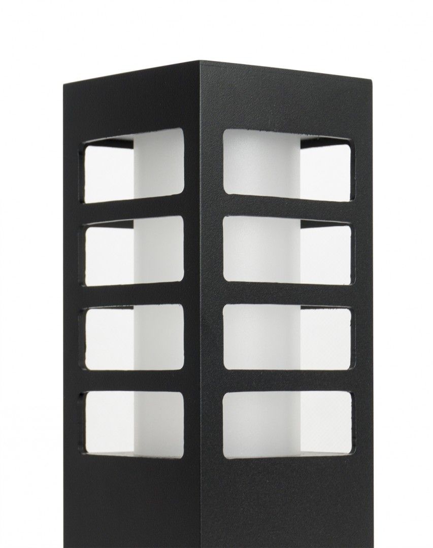 Lampa ogrodowa stojąca Rado czarna 1xE27x18W IP54 wym: 50 x 8 x 8 cm aluminium SU-MA