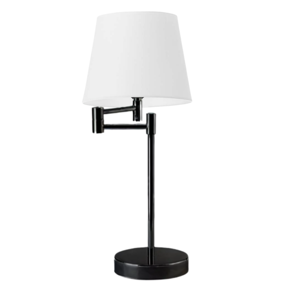 Lampka nocna przegubowa na biurko lampa biurkowa regulowana LED z abażurem stożek JUKON