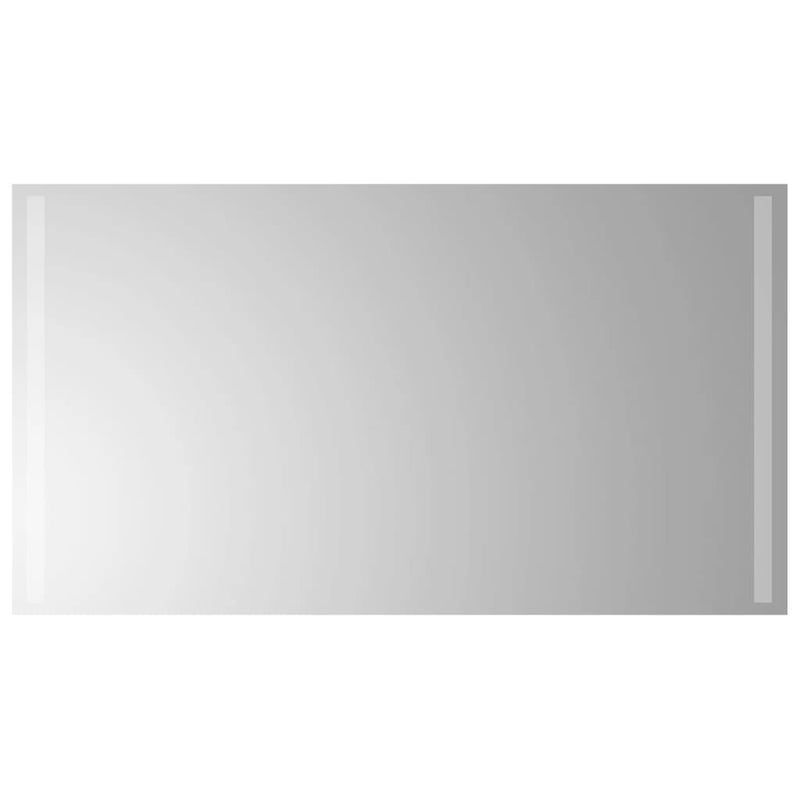 Lustro Łazienkowe Ścienne 50x90 cm z LED 5 V IP65 Przezroczyste