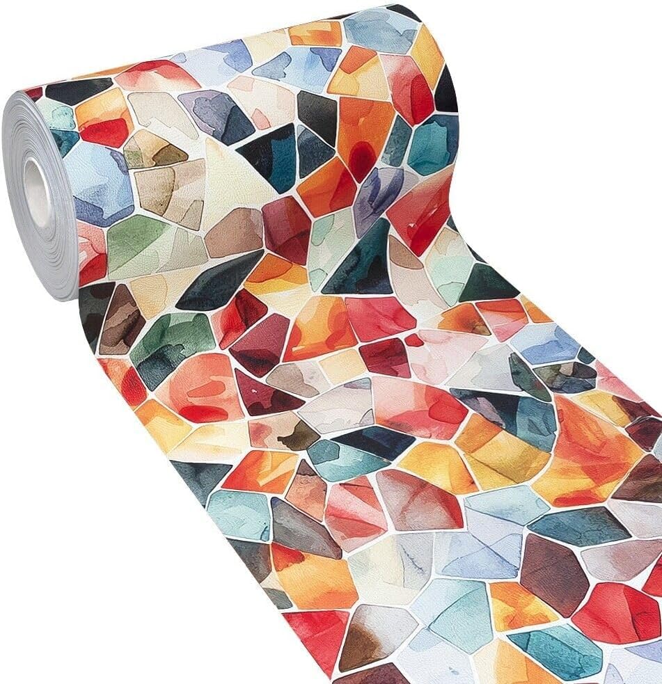 Dywan Kuchenny PVC 51x250 cm Miękki Odporny Na Plamy Biegacz Antypoślizgowe Antypoślizgowe Zmywalny Rysunek B