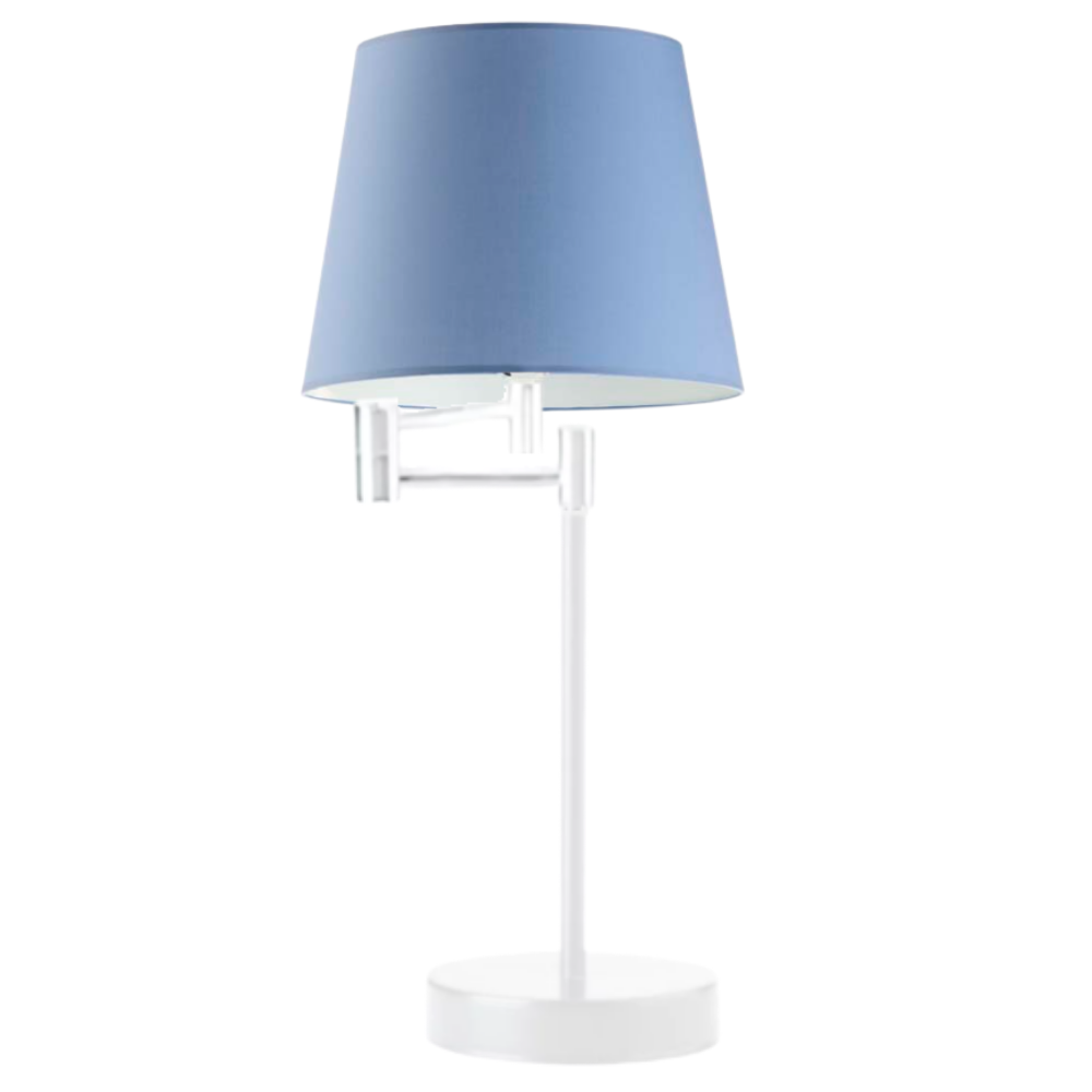 Lampka nocna przegubowa na biurko lampa biurkowa regulowana LED z abażurem stożek JUKON