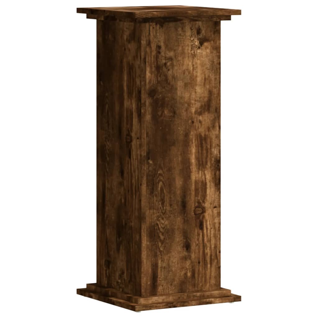 Stojak na Rośliny 80 cm Przydymiony Dąb do Salonu