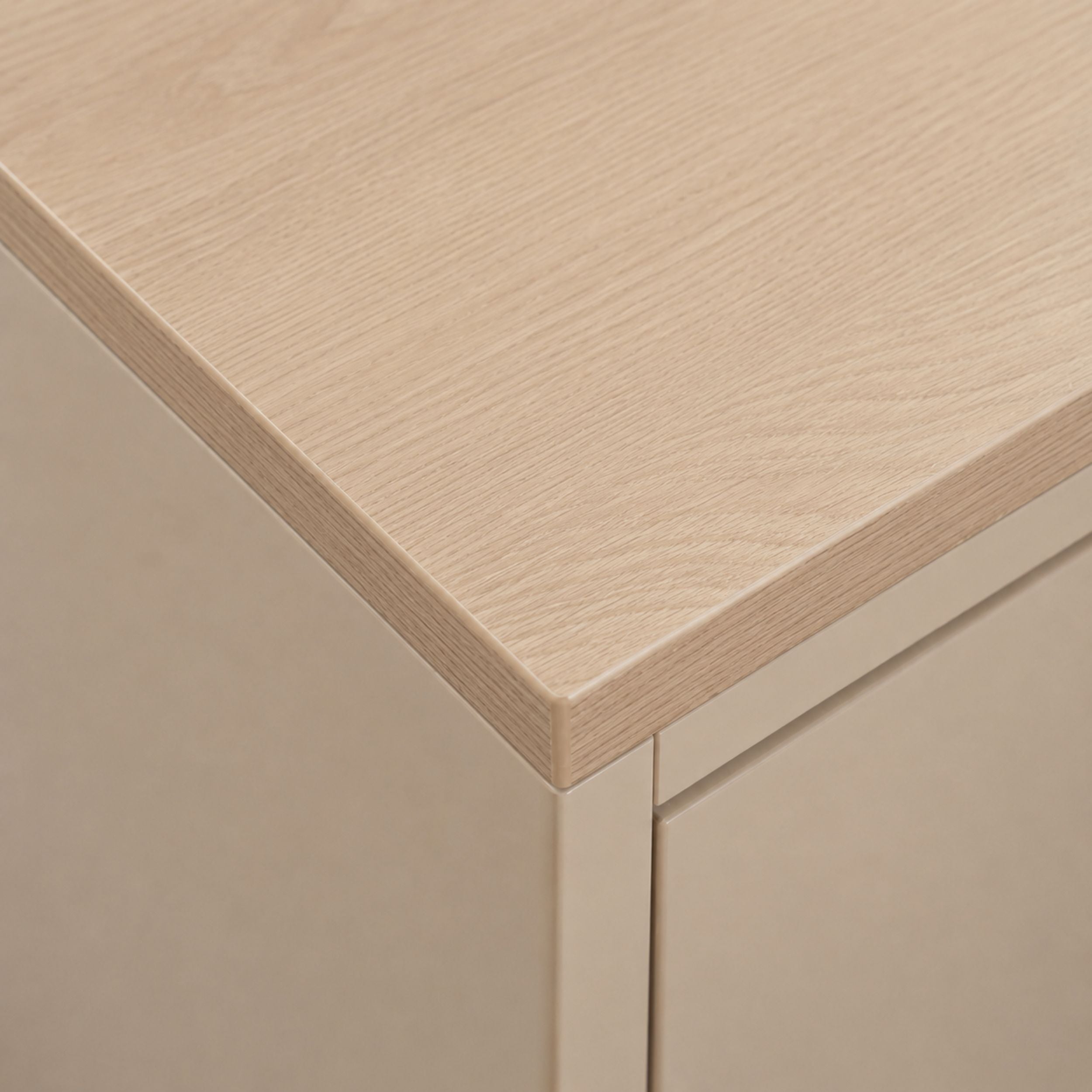 KOLM Blat łazienkowy laminowany do szafki 140cm 141×49cm Dąb Nagano (8431SN)