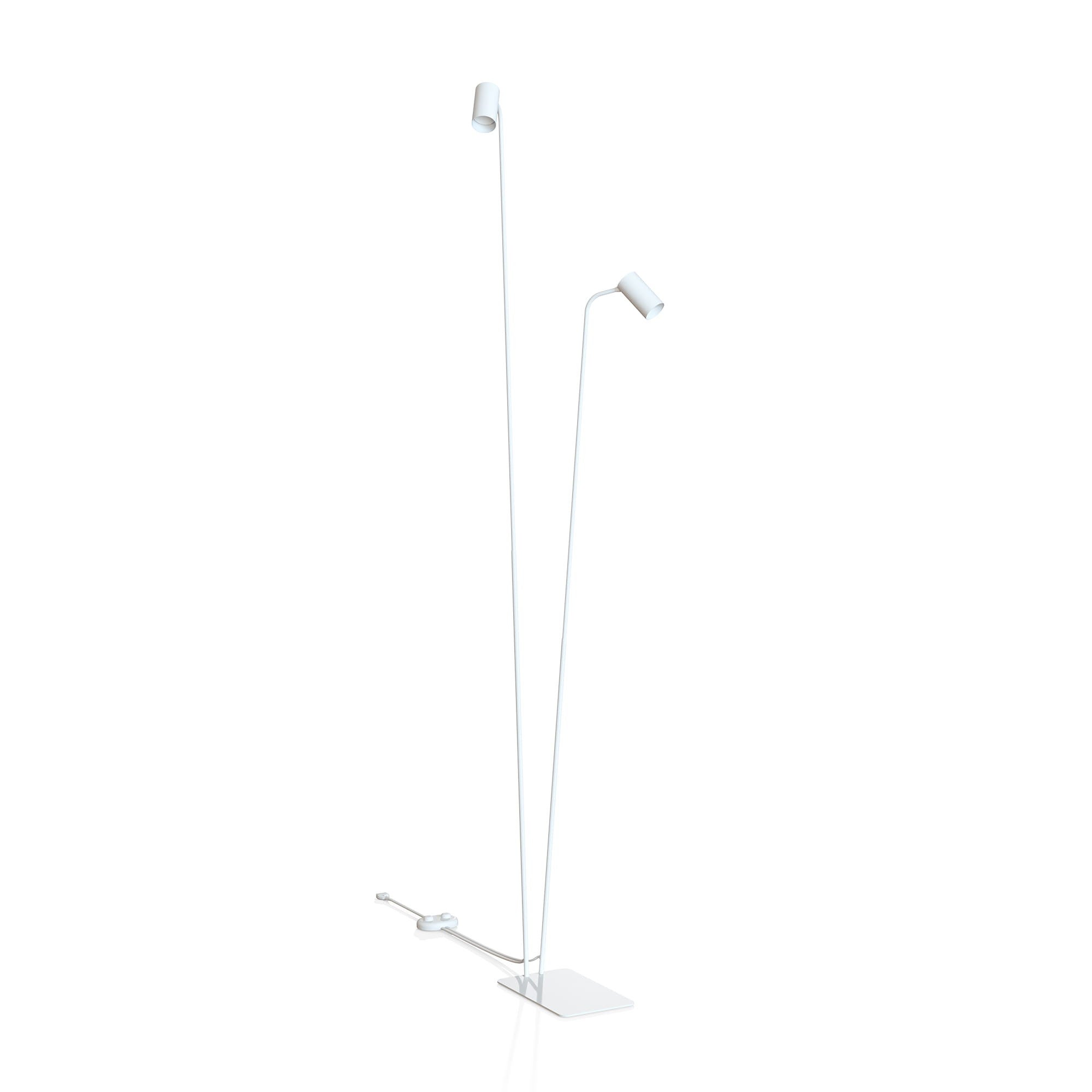 Lampa stojąca podłogowa LED Nowodvorski MONO 7705 stal, biały