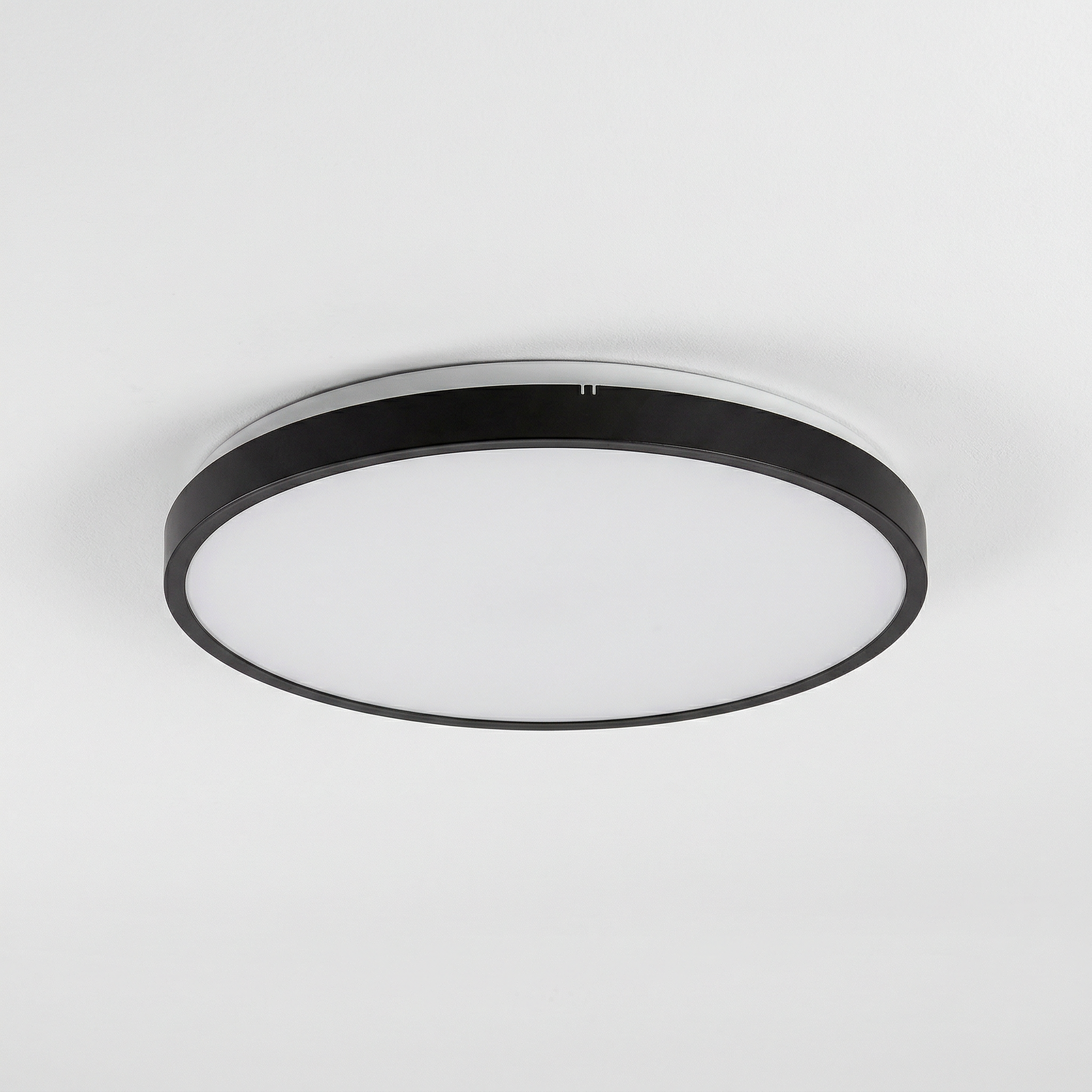 Plafon Alenzo okrągły czarno-biały LED 36W 3000/4000/6000K 2300lm wym: 6,5 x 42 cm IP44 tworzywo sztuczne Rabalux