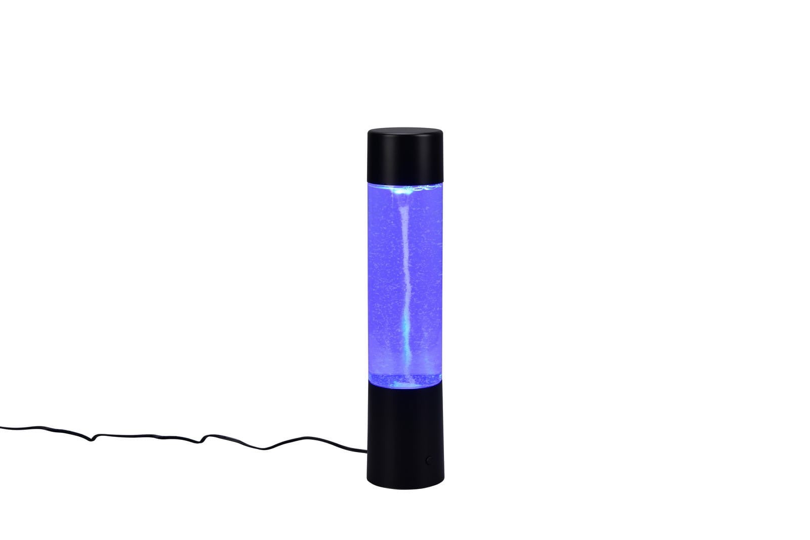 Lampa stołowa Tornado czarno-przezroczysty LED 1W 2700K-6400K wym: 34 x 7 x 7 cm tworzywo sztuczne RL