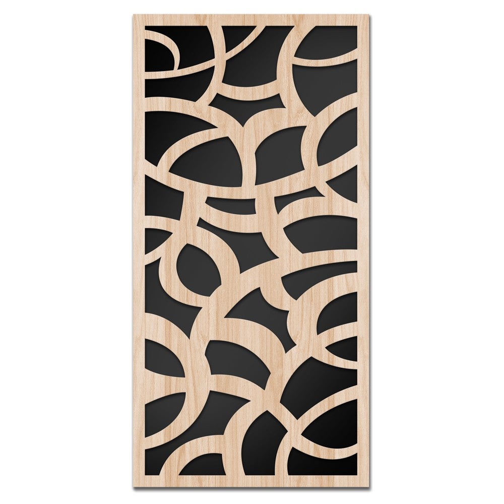 ROOTS - Obraz z drewna kompozytowego i PVC cięty laserowo, 70x140 cm