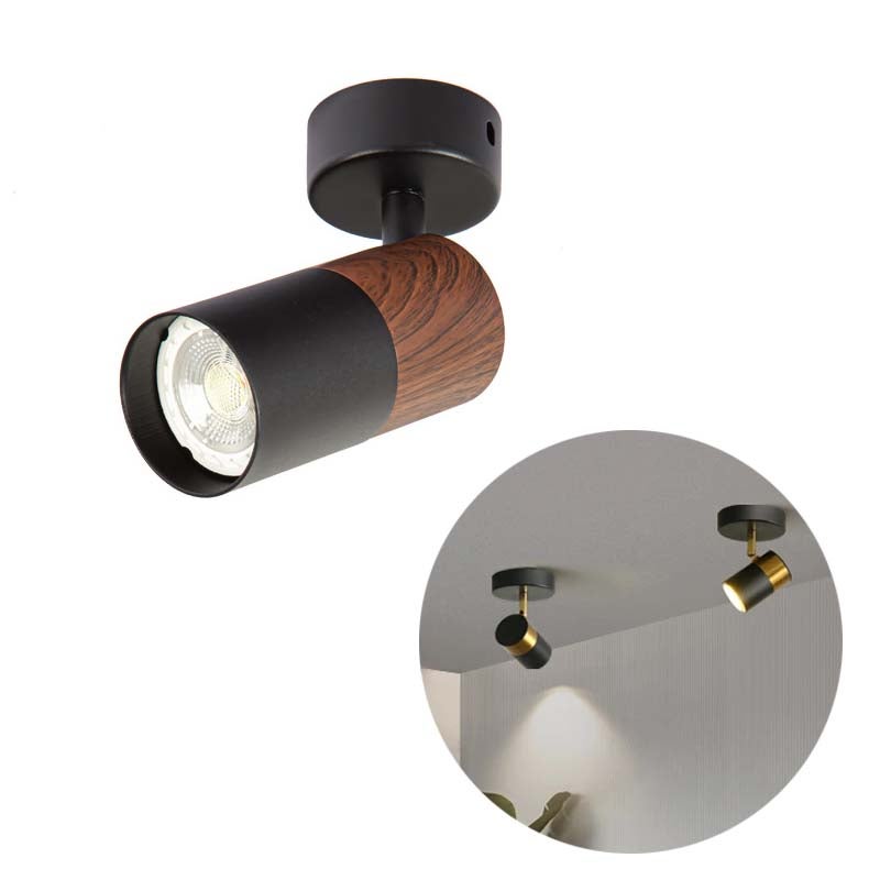 Reflektor LED sufitowy regulowany w stylu nordyckim oświetlenie ścienne do salonu kuchni tła TV żarówka wymienna nie wchodzi w skład zestawu