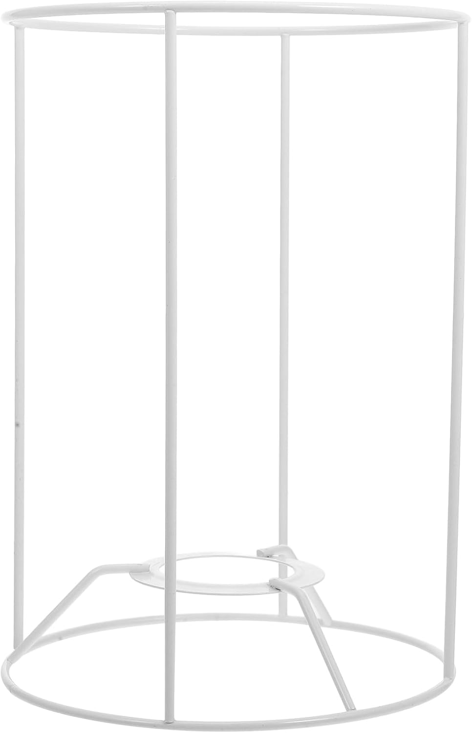 Metalowa rama do abażura DIY – elegancki uchwyt na lampę stołową i żyrandol, kompatybilny z abażurami o średnicy 14–20 cm