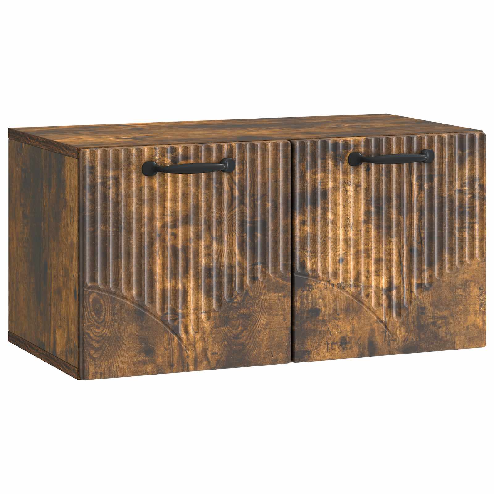 Szafka RTV montowana na ścianie Dąb wędzony 59,5 x 31 x 30 cm