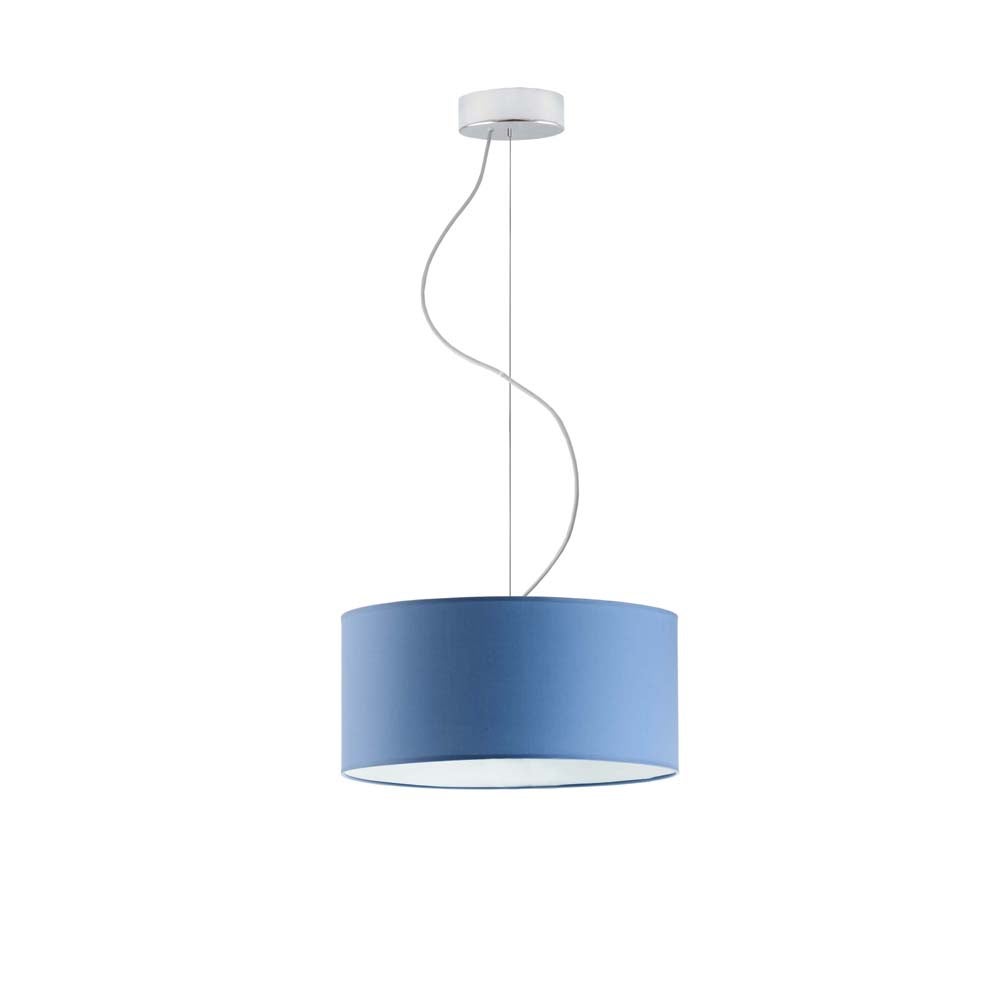 Lampa sufitowa żyrandol lampa wisząca z abażurem walec 30 cm BLUES