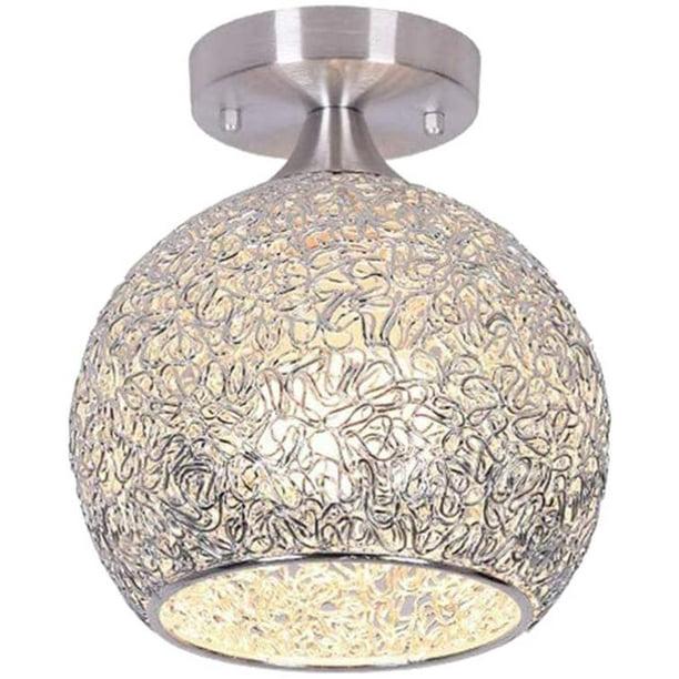 Prosta lampa wisząca LED z kryształkami (żarówka nie jest dołączona) do salonu, sypialni lub przedpokoju