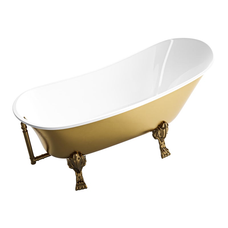 Bernstein Wanna wolnostojąca PARIS GOLD wanna retro akryl sanitarny 175x74