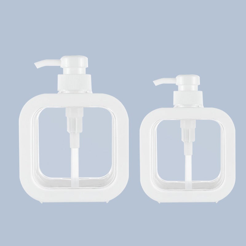 Zestaw 2 dozowników mydła (300 ml i 500 ml), dozownik mydła do kuchni i łazienki z możliwością uzupełniania, dozownik mydła z wodoodporną etykietą