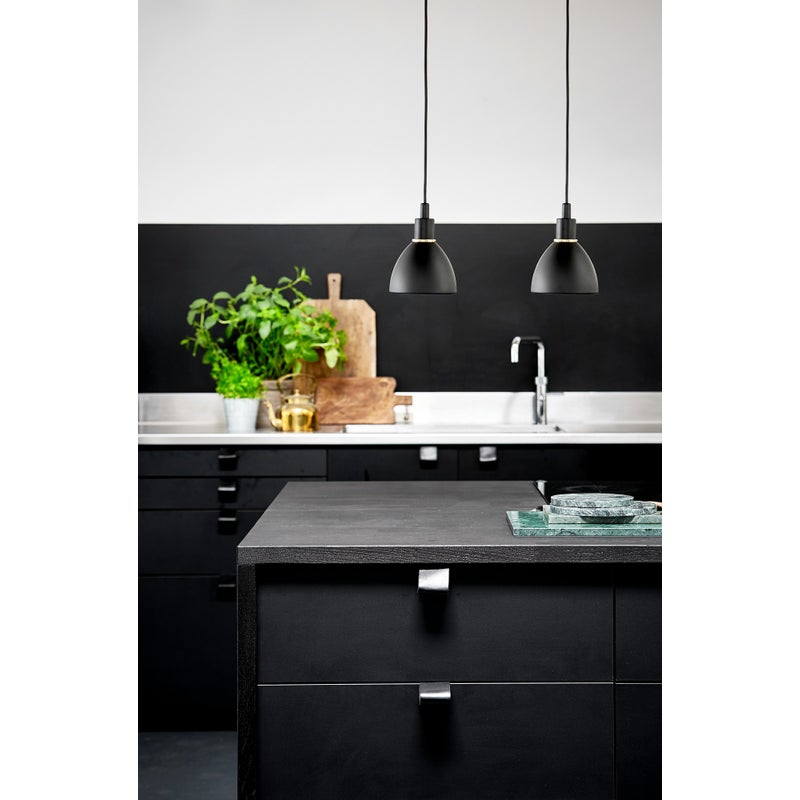 Zestaw 2 czarnych lamp wiszących z ozdobnymi pierścieniami w 3 kolorach ø12 cm RAY Nordlux