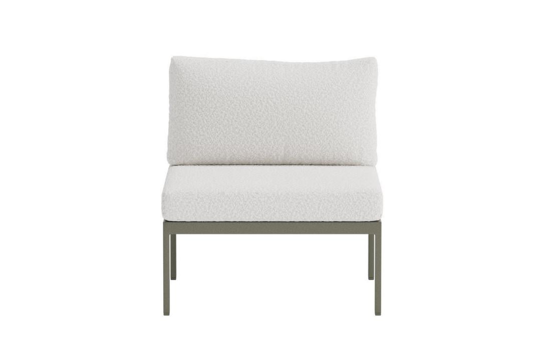 Copacabana sofa ogrodowa moduł środkowy brązowy.