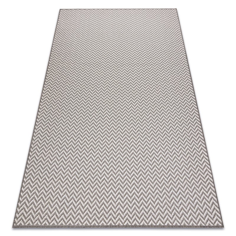 Dywan SISALO SZNURKOWY SIZAL Zygzak 2901 krem / taupe 80x150 cm