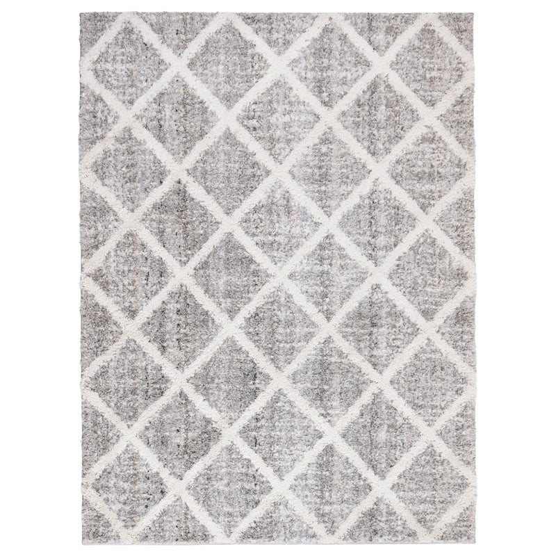 Dywan Multidecor Bilbao Shaggy 120 x 160 cm romby antracytowy 1 szt.