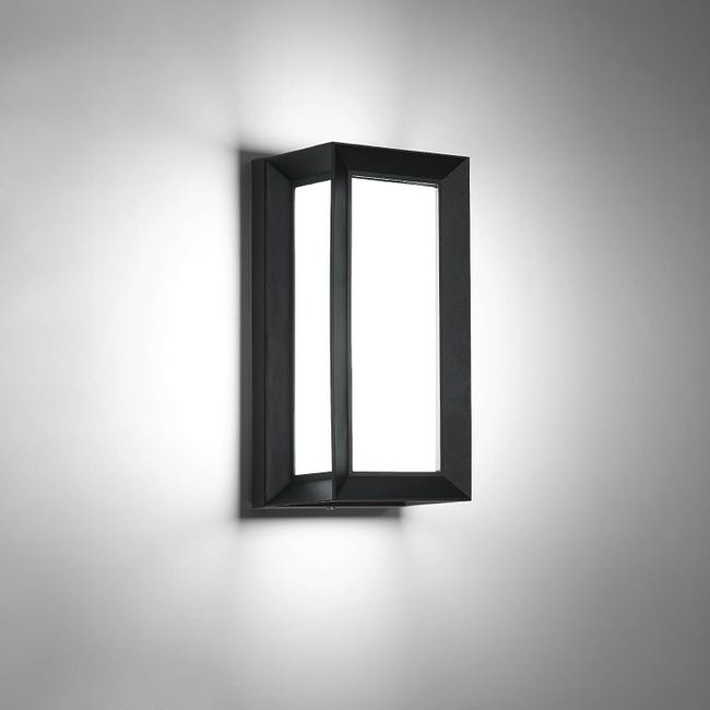 Kinkiet LED do użytku zewnętrznego i wewnętrznego, lampa ścienna na taras, patio, korytarz, zimna biel 18 W, IP65, wodoodporna