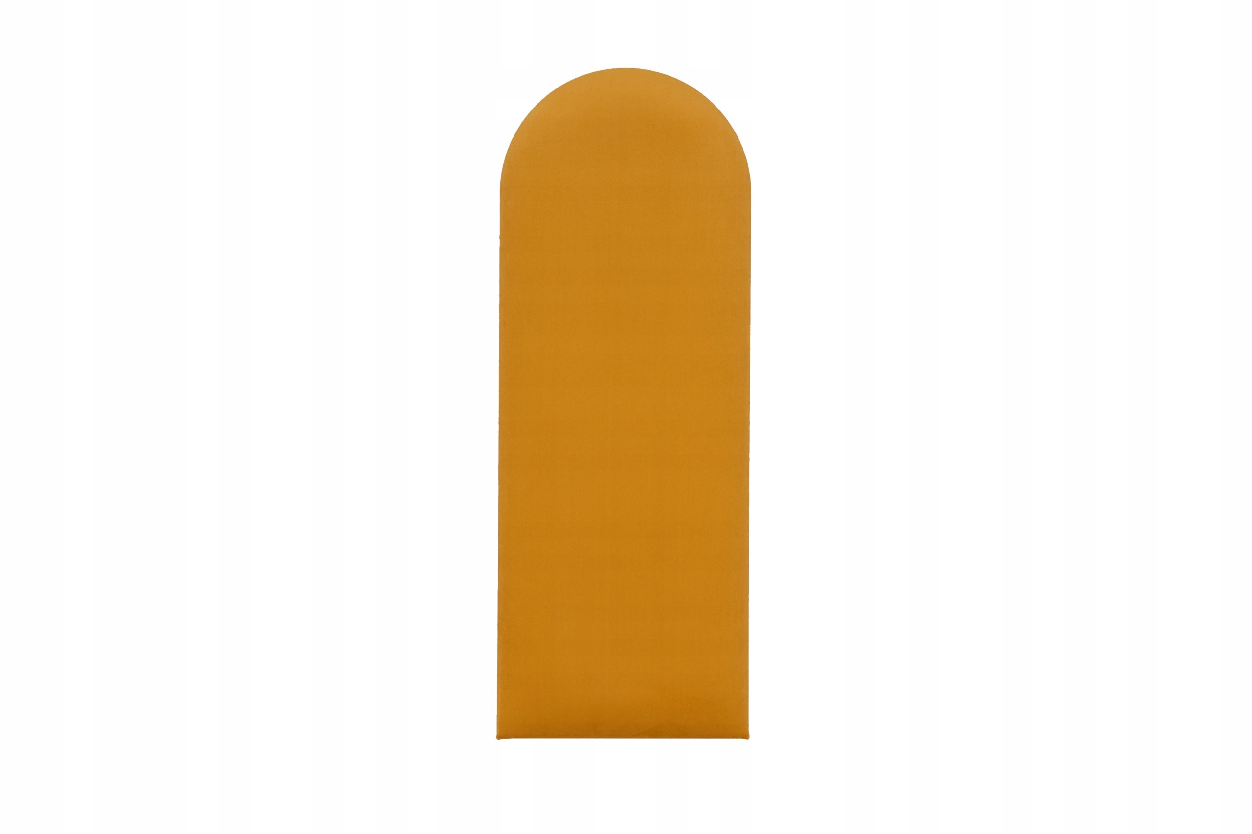 Panel Tapicerowany Płotek Komvortowy 80x20 cm Żółte Smart Velvet Ścienny