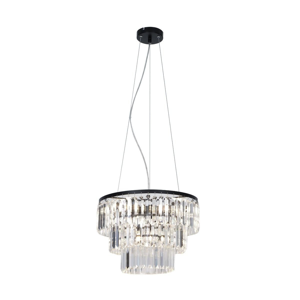 Żyrandol kryształowy do salonu TIFANNY 4xE14 Zuma Line P17127-4