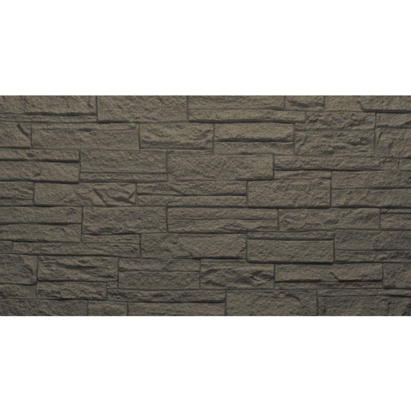 Zestaw dekoracyjnych paneli 3D z efektem cegły i kamienia, 12 szt, 8,6 m2, okładzina ścienna PU, 120 x 60 x 2,5, kolor łupkowy szary