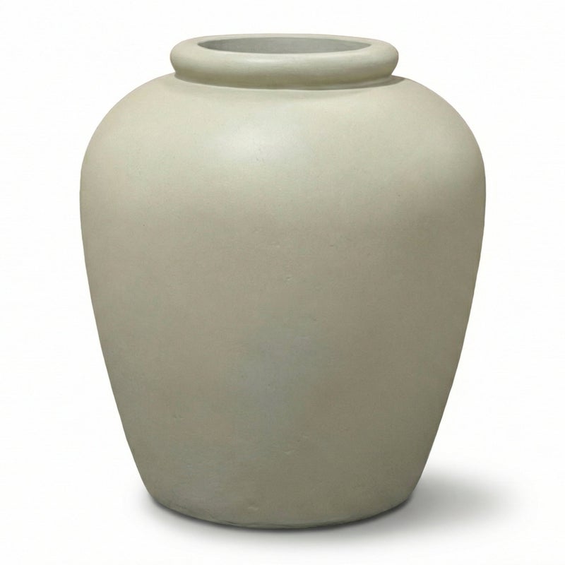 Donica betonowa Provencelia ORIGIN Beżowy, sred.63 x H71 cm, mrozoodporna, nowoczesna, architektoniczna