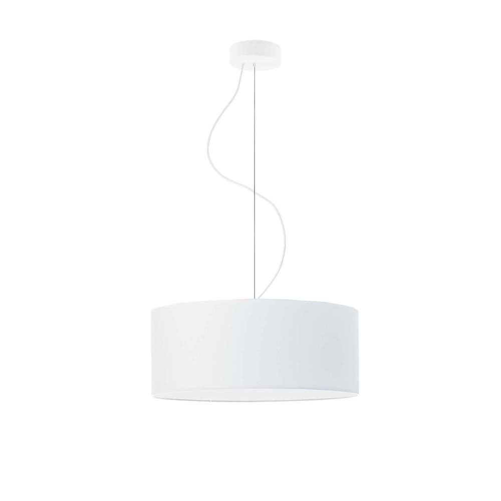 Lampa sufitowa żyrandol lampa wisząca z abażurem walec 40 cm BLUES