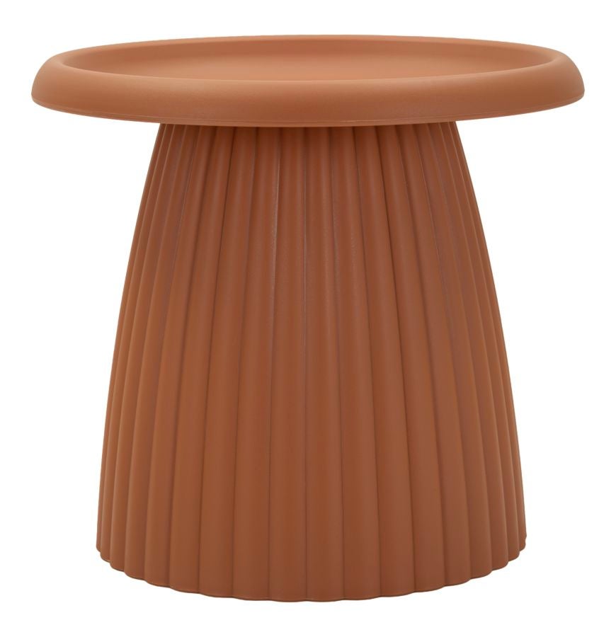Stolik kawowy Geax Red Small - plastikowy stolik kawowy, Ø 50x45 cm, kompaktowy, nowoczesny design
