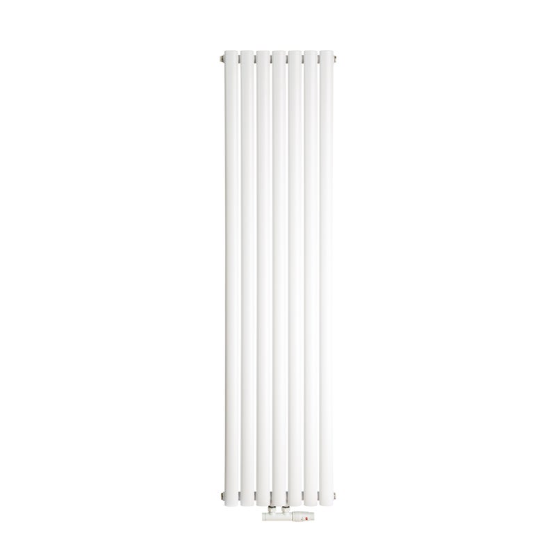 Grzejnik dekoracyjny OVAL ZDC 170x41 cm biały 827W Roz 5 cm LUXRAD