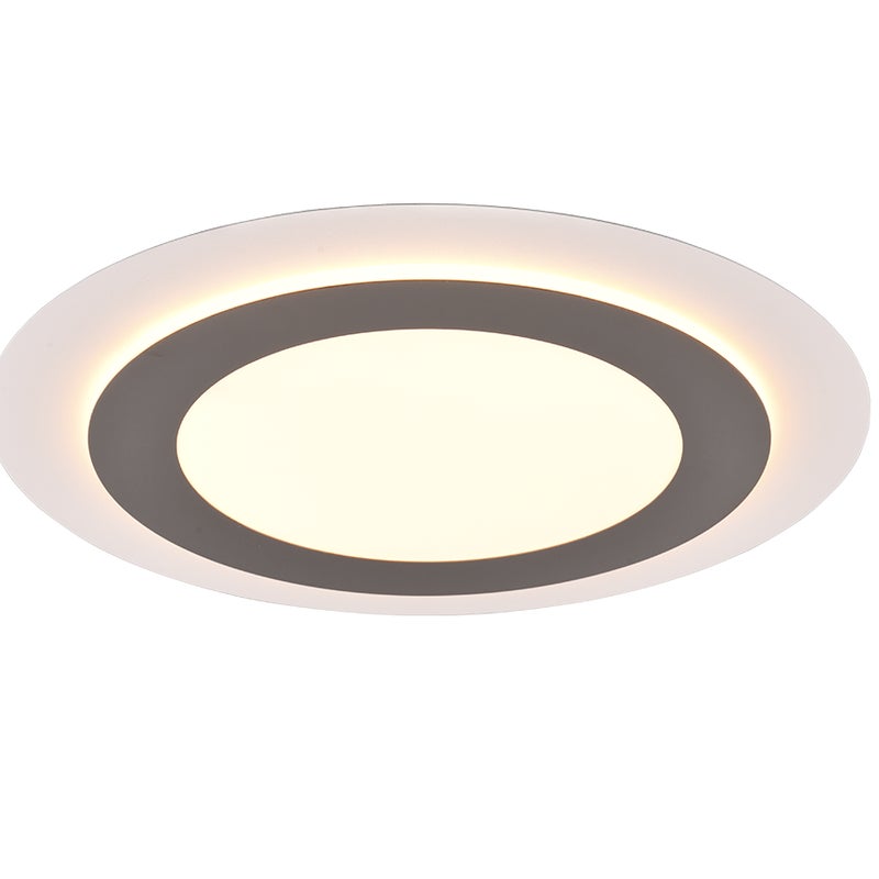 Plafon z pilotem 45 cm LED 42W srebrny okrągły MORGAN Trio