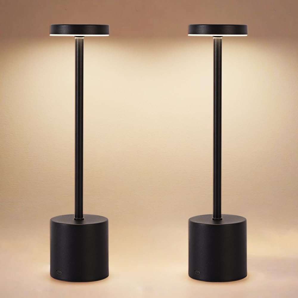 szt Bezprzewodowa lampka nocna dotykowa lampa stołowa LED mAh z możliwością ładowania mocne oświetlenie biurkowe USB na baterie temperatury barwowe