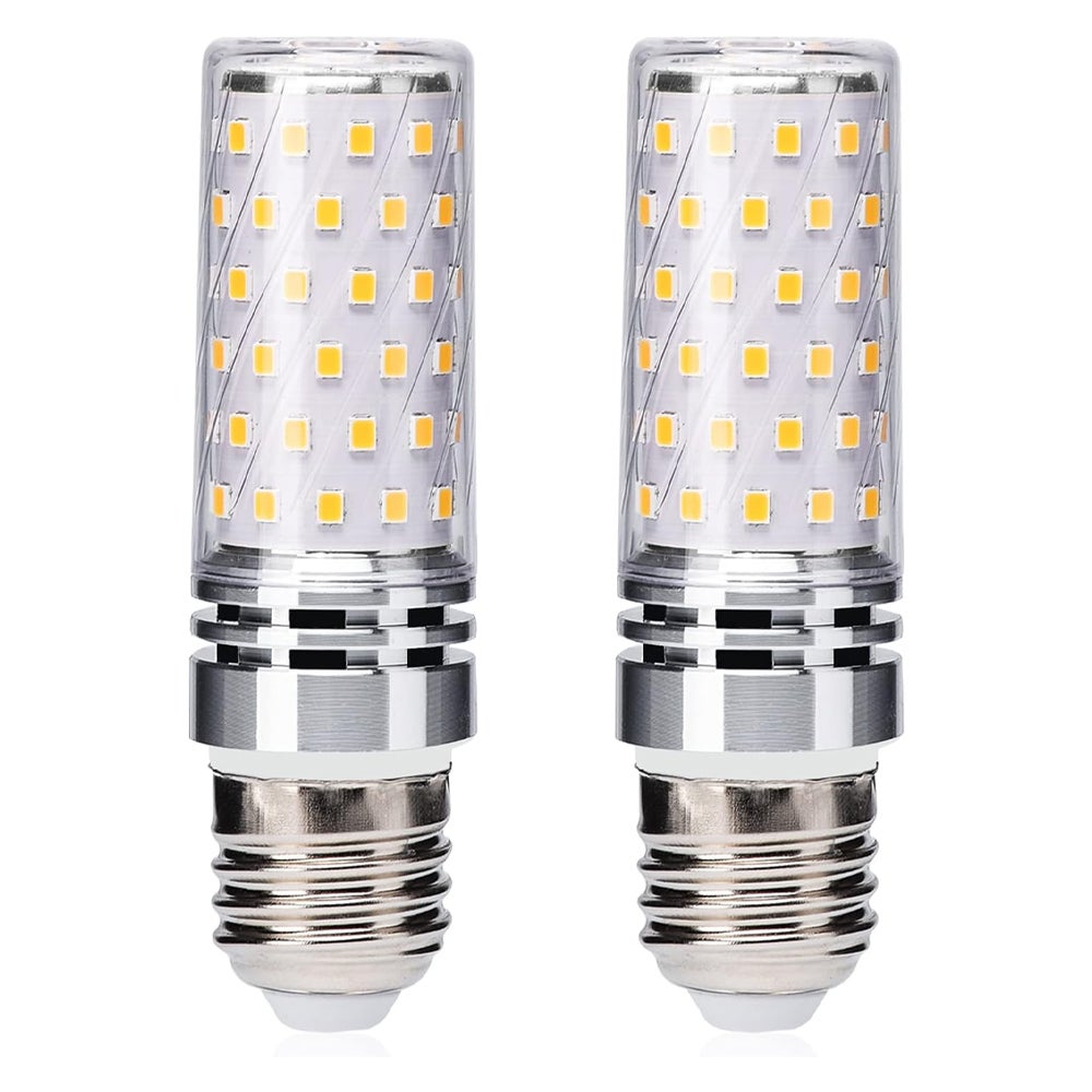 Żarówki LED E27 z gwintem Edison 12W, ciepła biel (3000K), odpowiednik 100W i 120W halogenowych, do lamp stołowych, nieściemnialne.