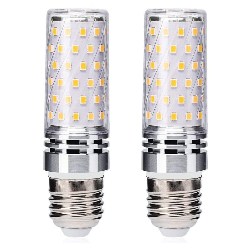 Żarówki LED E27 z gwintem Edison 12W, ciepła biel (3000K), odpowiednik 100W i 120W halogenowych, do lamp stołowych, nieściemnialne.