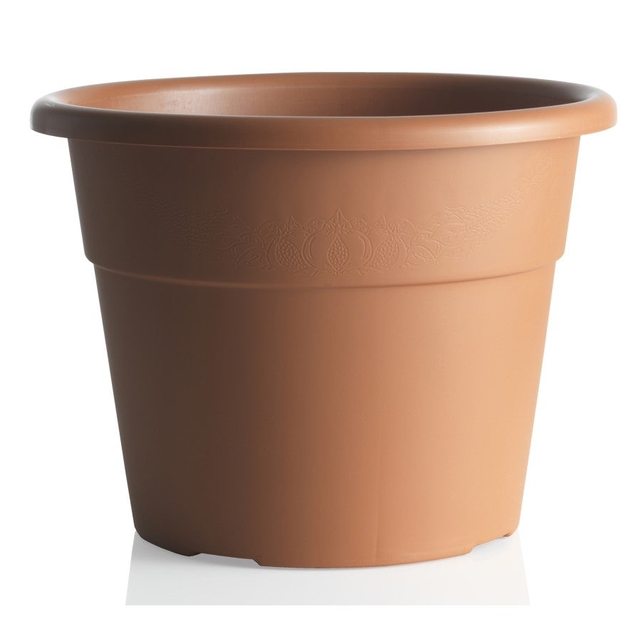 Wazon cylindryczny 20 cm. Kolor terakoty Art.30120