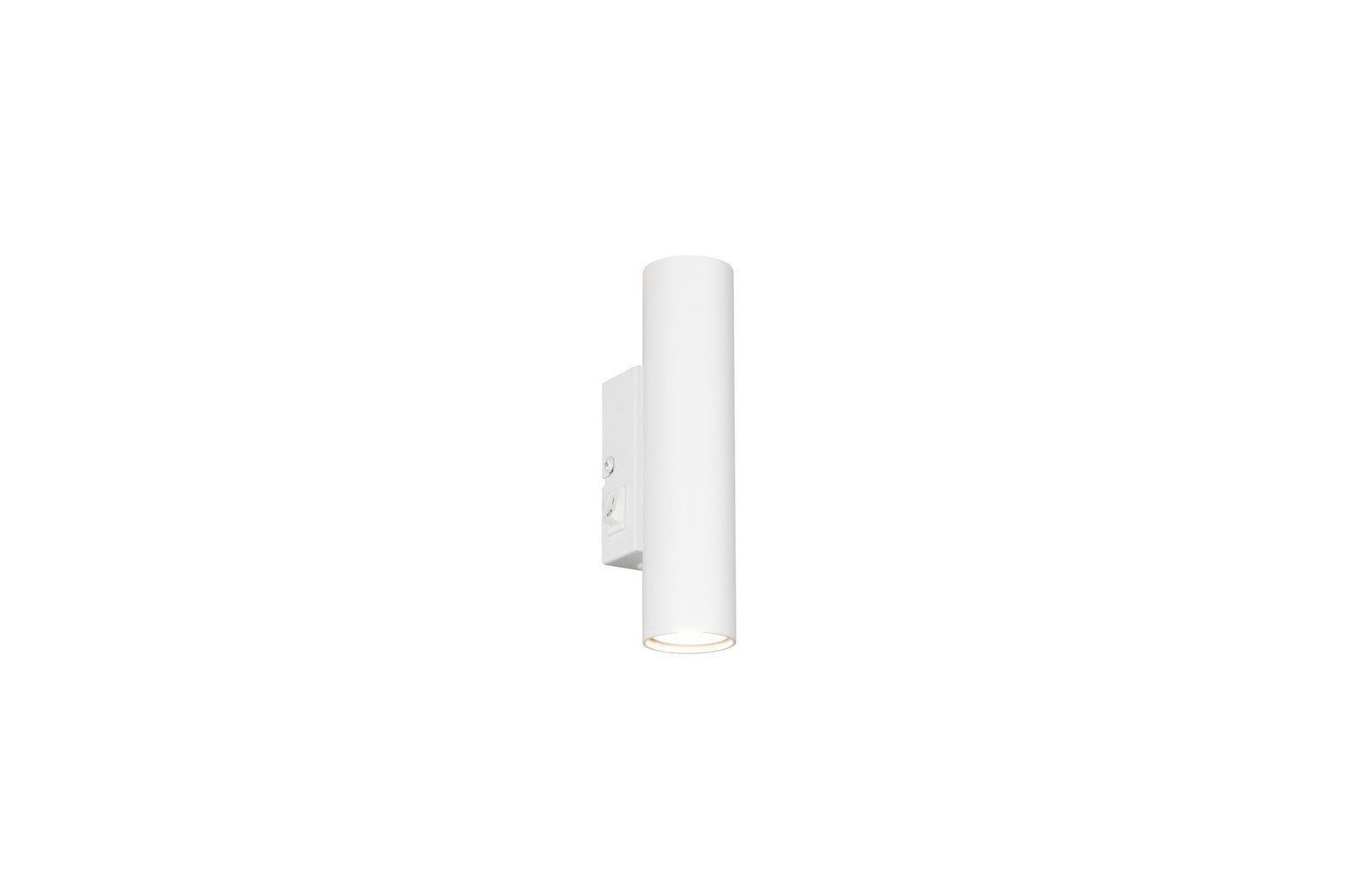 Kinkiet z włącznikiem TARYN biały matowy 2xGU10 minix5W metal wym:18x4x7cm IP20 RL