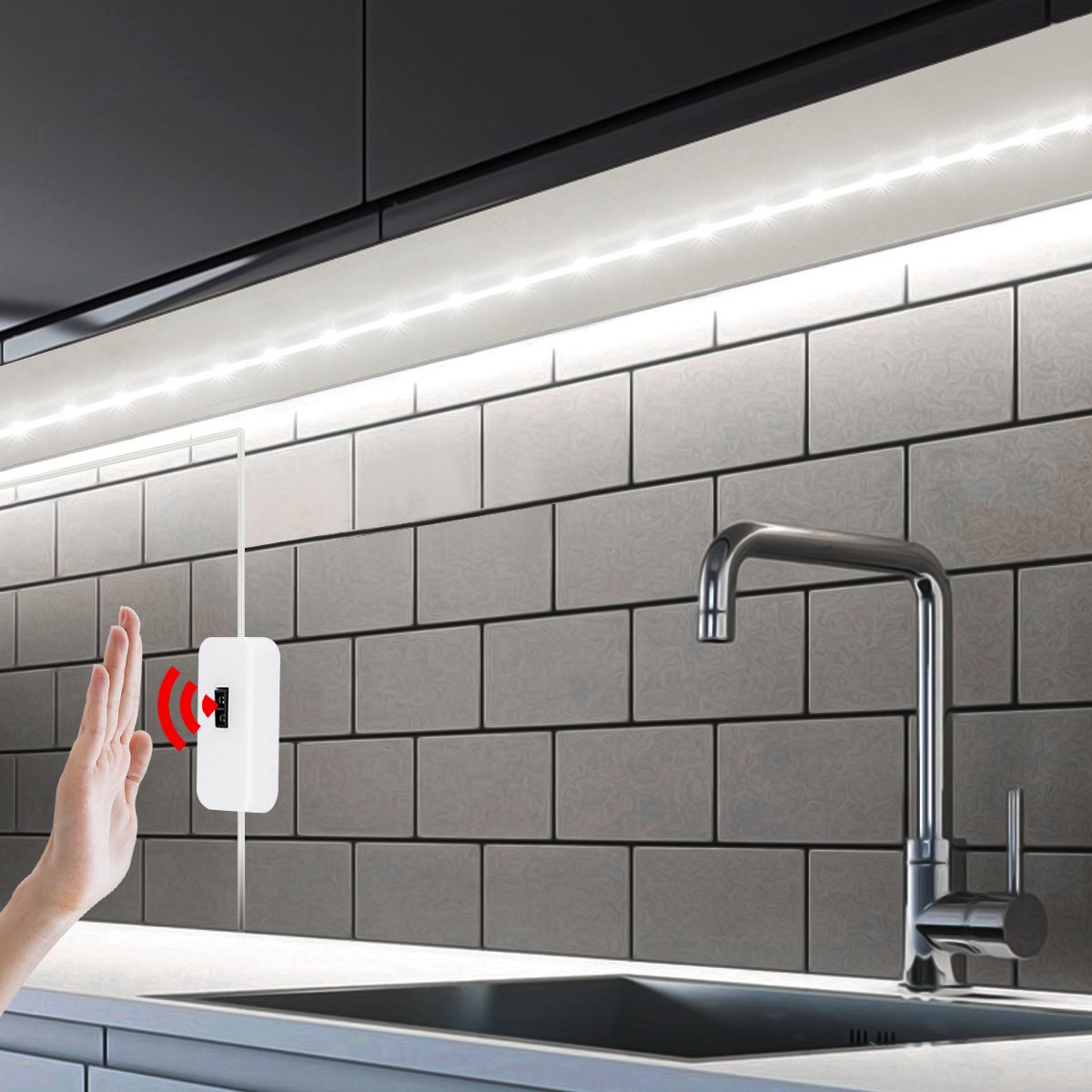 Białe paski świetlne LED, pasek świetlny LED 5m (6000-6500K), jasna biel