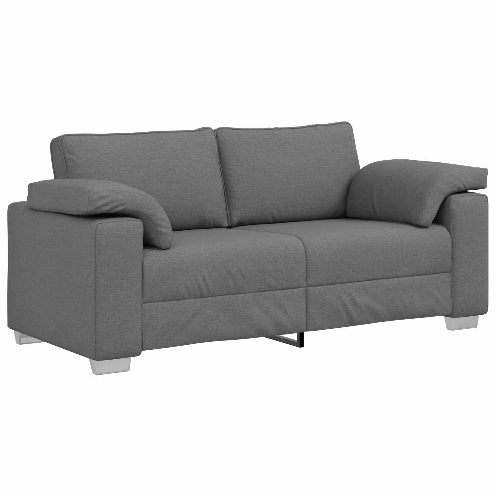 Sofa dwuosobowa Ciemnoszary 180 cm tkanina