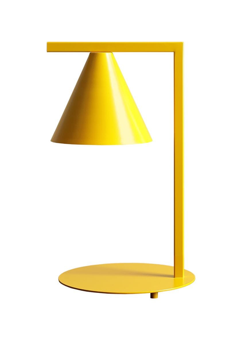 Lampa stołowa modern żółta z podstawką Aldex FORM 1108B14