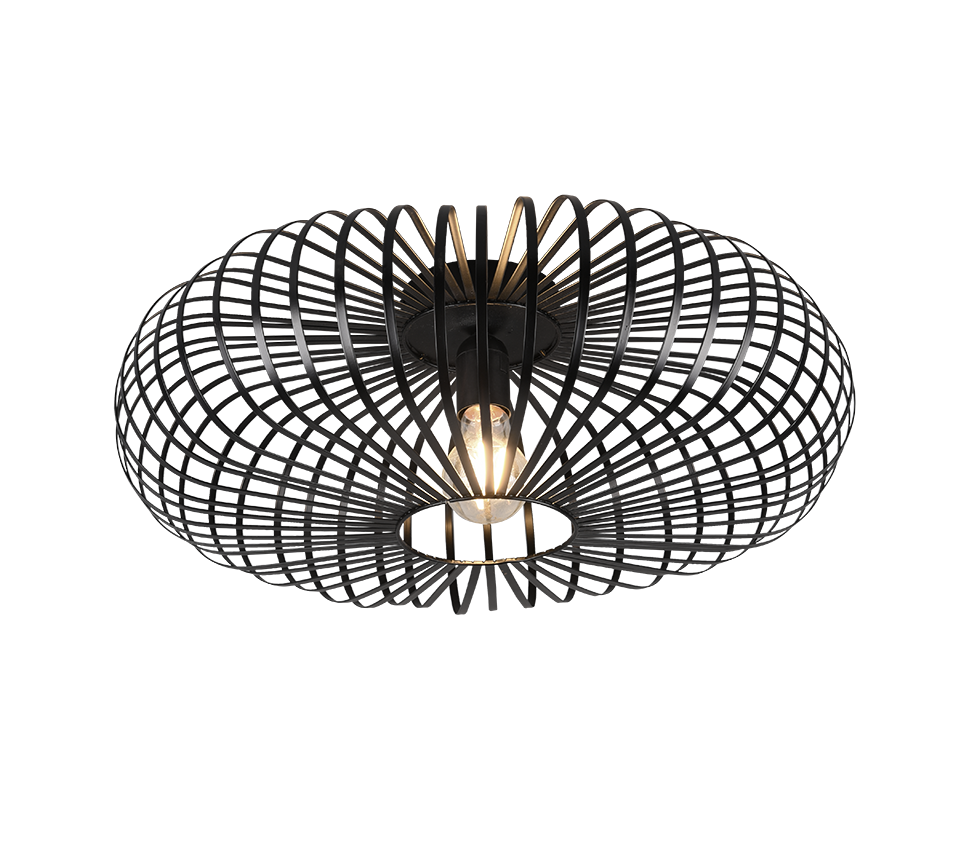 Lampa sufitowa nowoczesna JOHANN czarny Trio 606905032