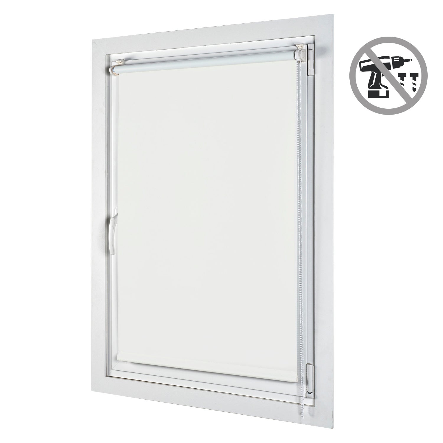 Roleta Zaciemniająca EasyFix, Montaż Bez Wiercenia Biała 90x180 cm