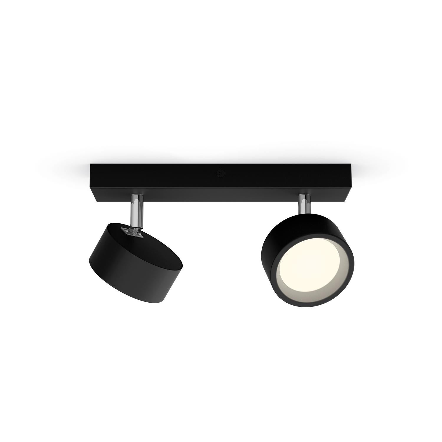 Lampa Sufitowa Reflektor LED 11 W 1100 lm 2700K Ciepła biel Czarna Bracia Philips